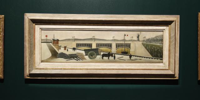 Tableau D Henri Rousseau Vue Du Pont De Grenelle Laval (ville) Cp Mayenne Tourisme 1920px