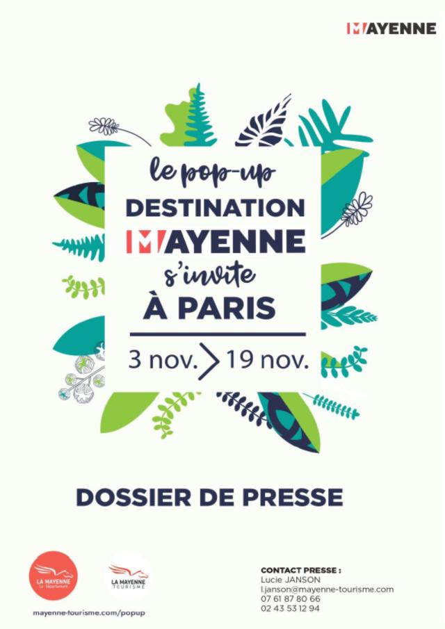 Dossier Presse Pop-Up